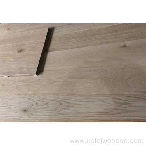 Grey color White Oak engineered wood floor